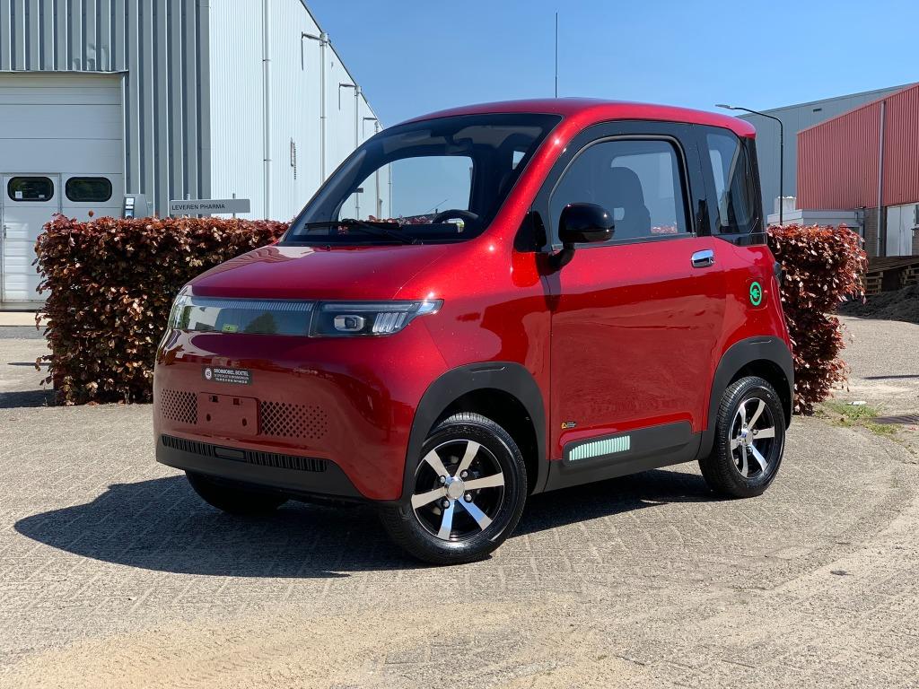 Citycar GT rood AIRCO elektrische 45 km Brommobiel, Nieuw, 16 km/u of meer, 46 km of meer, Ophalen