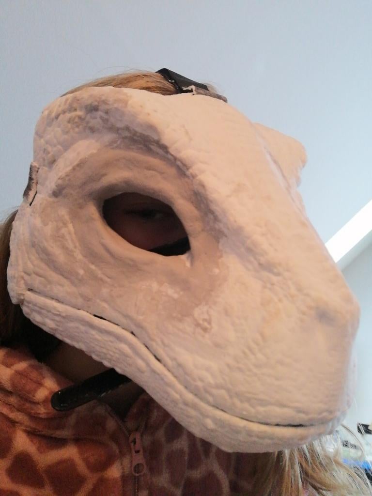 Dino masker te ruil, Ophalen of Verzenden, Gebruikt, Overige typen