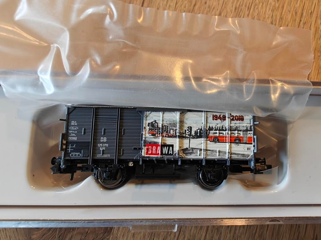 Brawa 67484 - 70 jaar Brawa - N Spoor DB, Hobby en Vrije tijd, Modeltreinen | N-Spoor, Ophalen of Verzenden, Gelijkstroom, Wagon