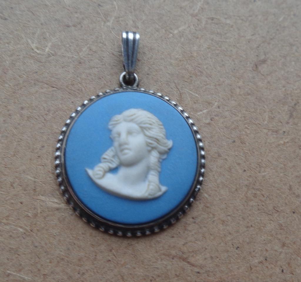 zilveren wedgwood hanger Aphrodite cameo [355], Verzenden, Zilver, Hanger, Met edelsteen