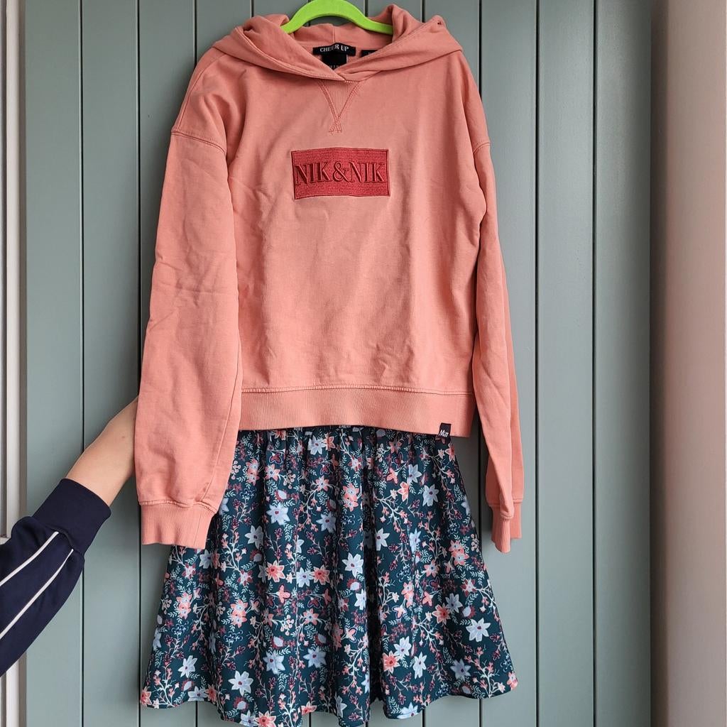 Leuk setje: sweater met rokje van Nik&Nik maat 152, Meisje, Nieuw, Nik&Nik, Ophalen of Verzenden