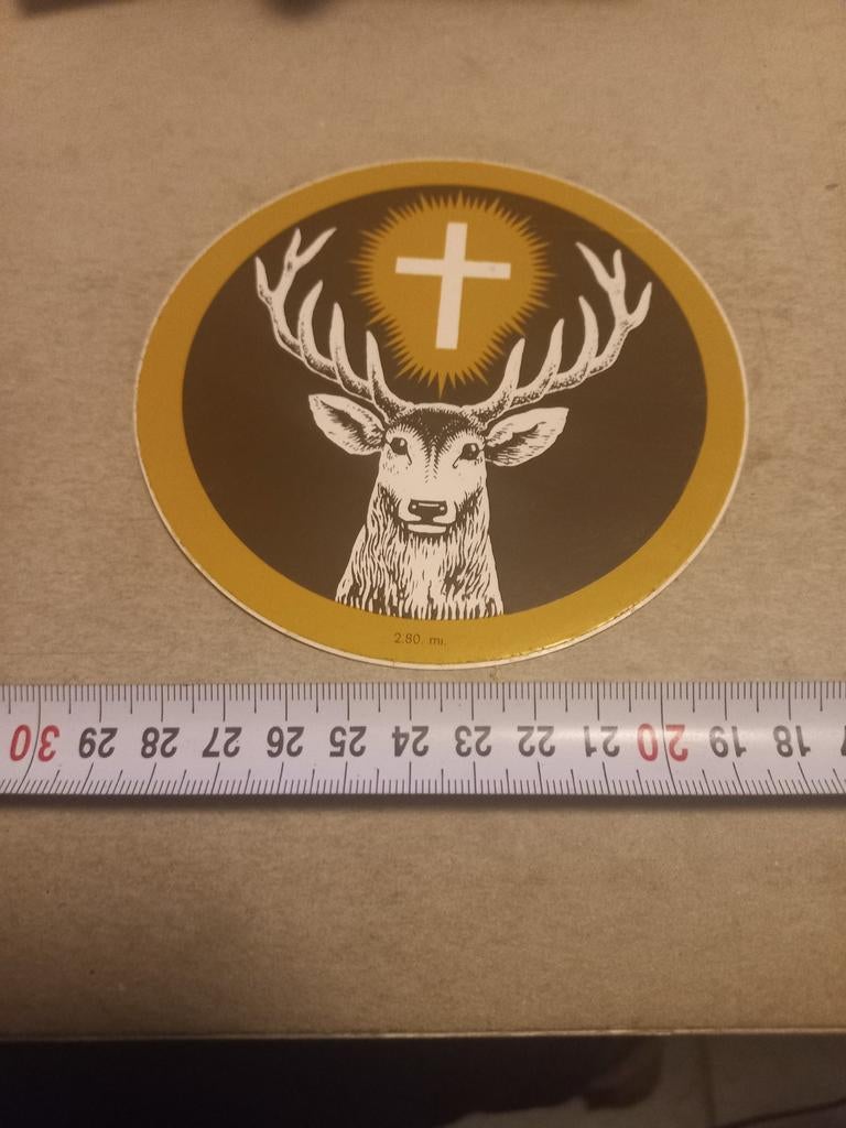Logo jägermeister, Ophalen of Verzenden, Zo goed als nieuw
