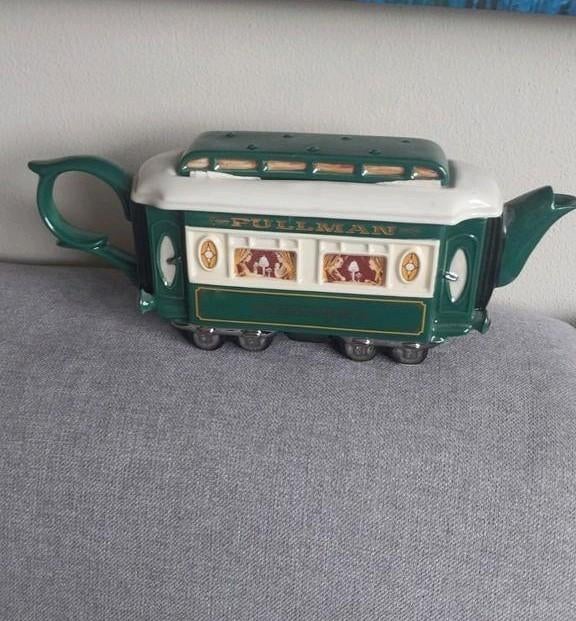 Theepot trein interieur pottery pullman teacar limit edition, Ophalen of Verzenden, Zo goed als nieuw, Gelijkstroom, Overige merken