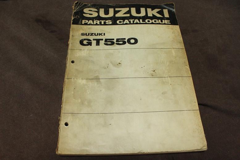 Suzuki GT550 1973 motorcycle parts catalogue GT 550 J K, Ophalen of Verzenden, Suzuki