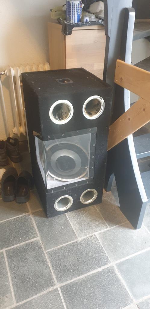 Grote Zelfbouw Subwoofer Speaker Box, Audio, Tv en Foto, Luidsprekers, Gebruikt, Subwoofer, 120 watt of meer, Ophalen
