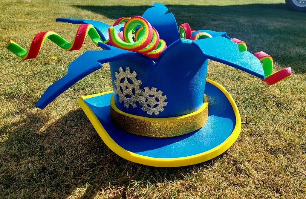 Foamhoeden, Carnaval, Pakken, Kleurrijk, Hoeden, Loopgroep, Ophalen, Carnaval, Overige maten, Accessoires