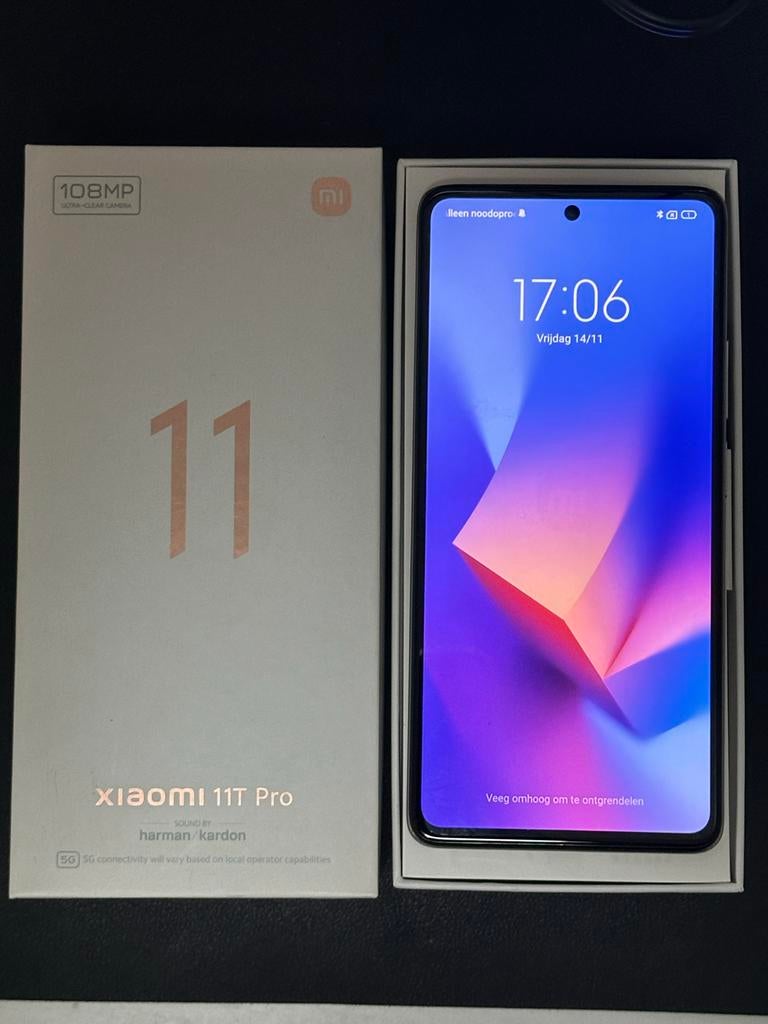 Xiaomi 11T Pro - 128GB - Celestial Blue - NIEUW*, Telecommunicatie, Mobiele telefoons | Apple iPhone, Zo goed als nieuw, 128 GB