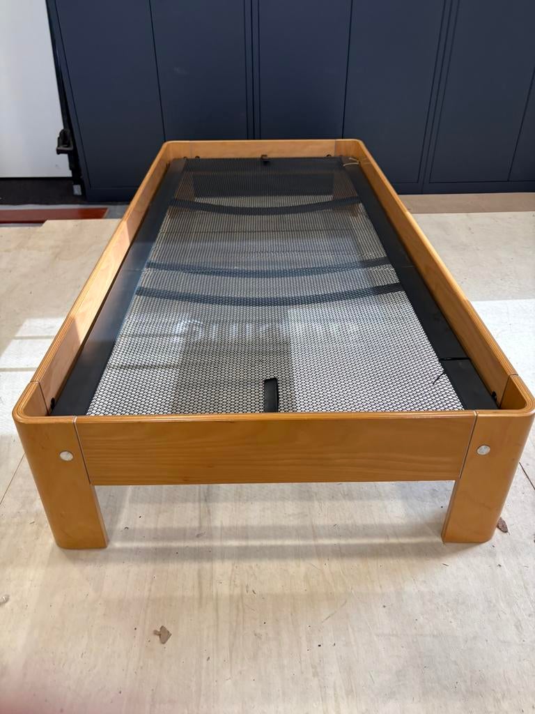 Te koop auping auronde 90x200 34.5 cm hoog  kleur  beuken, Ophalen of Verzenden, Huis en Inrichting