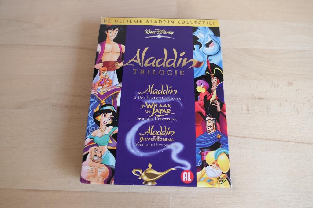 dvd box disney aladdin trilogie  4 disc, Cd's en Dvd's, Dvd's | Tekenfilms en Animatie, Europees, Tekenfilm, Alle leeftijden, Boxset