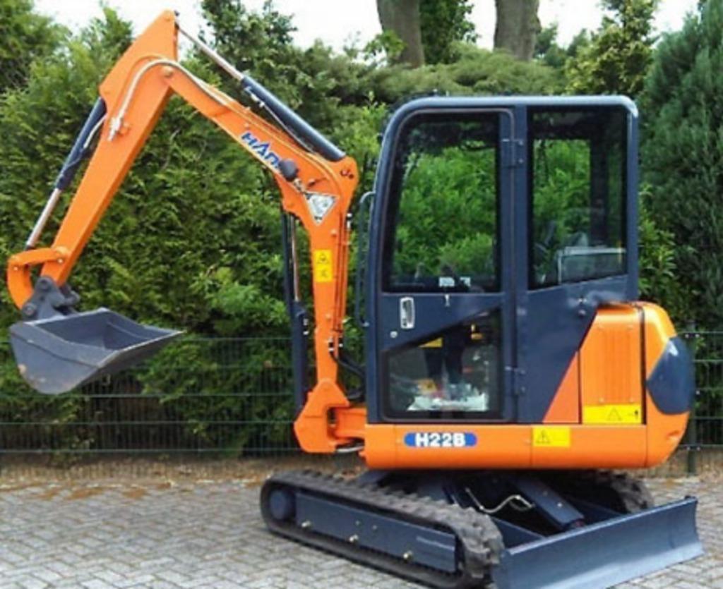 Gezocht Mini kraan Shovels Minishovel trekker Kubota tractor, Ophalen of Verzenden, Kraan