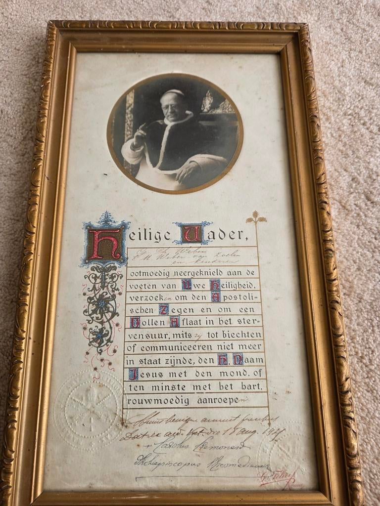 Heilige vader aflaat jaren 20, Ophalen of Verzenden