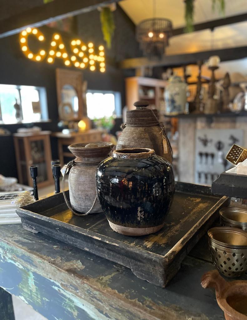 Authentiek chinees diensblad, Huize-Hendriks, Vierkant, Nieuw, Ophalen of Verzenden