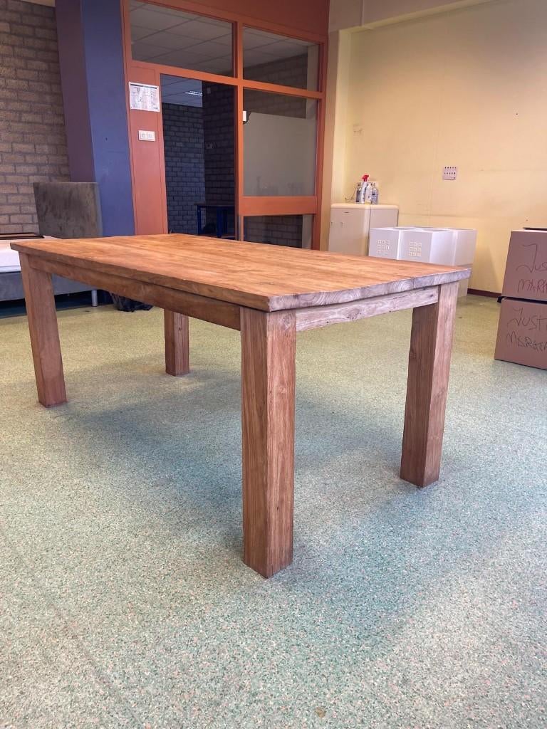 Teak Houten Tafel | Zeer Nette Staat | 180 x 100, Huis en Inrichting, Tafels | Eettafels, Ophalen, 50 tot 100 cm, 150 tot 200 cm