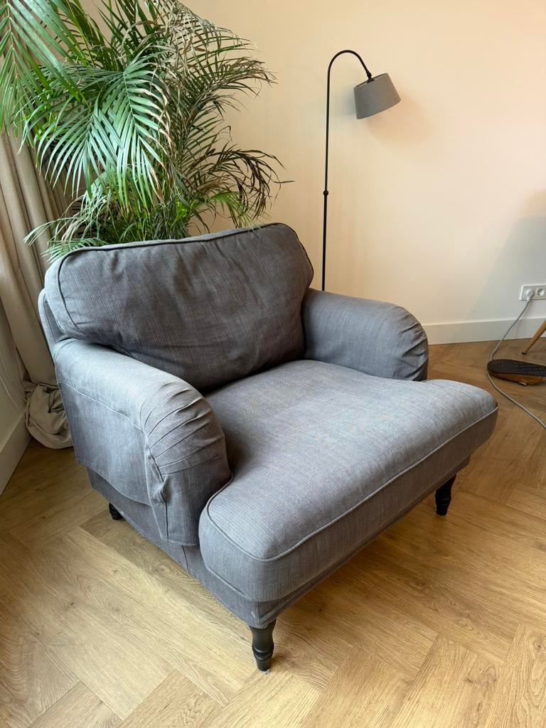 IKEA STOCKSUND fauteuil / stoel – zit heerlijk - comfortabel, Ophalen, Klassiek / Landelijk / Cozy, 75 tot 100 cm, Zo goed als nieuw
