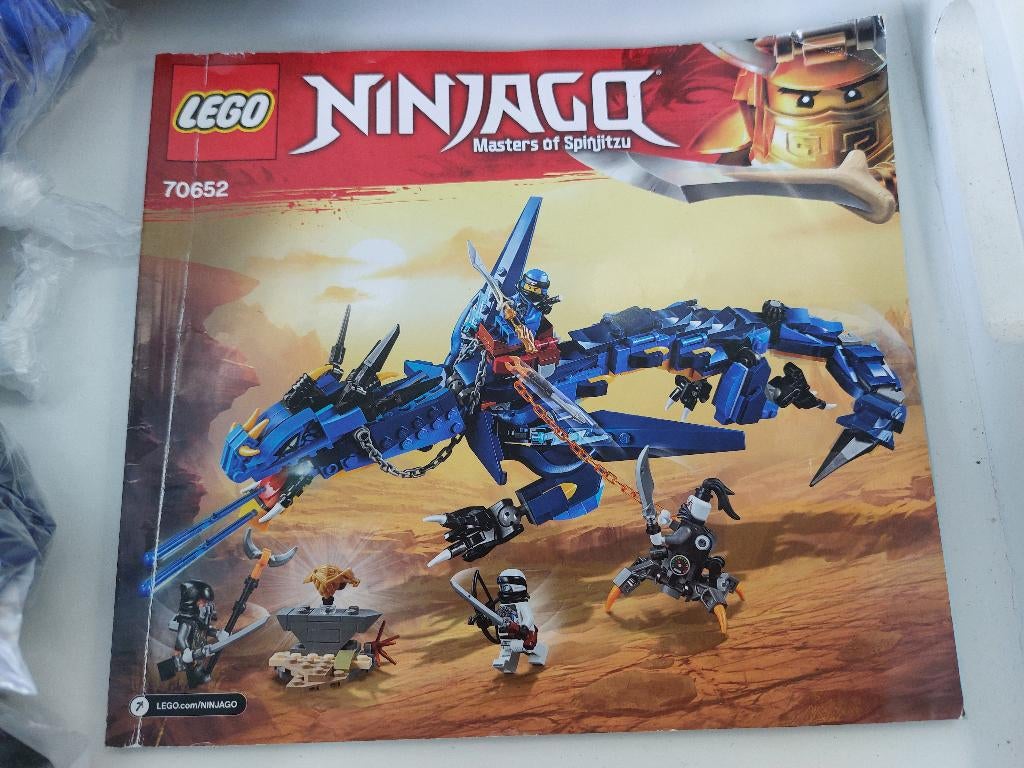 Lego Ninjago 70652 Stormbringer compleet met doos, Lego, Ophalen of Verzenden, Zo goed als nieuw, Ninjago