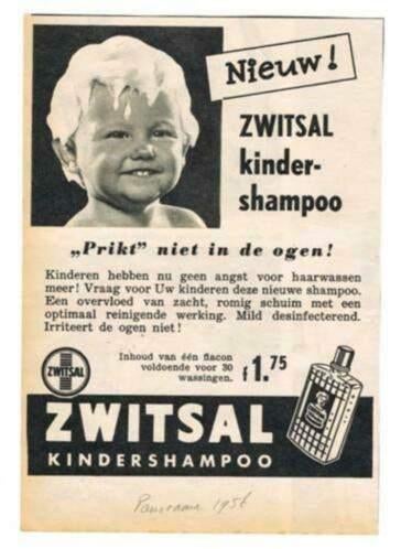 Zwitsal - Advertentie uit Tijdschrift 1956, Verzamelen, Ophalen of Verzenden, 1940 tot 1960, Knipsel(s)