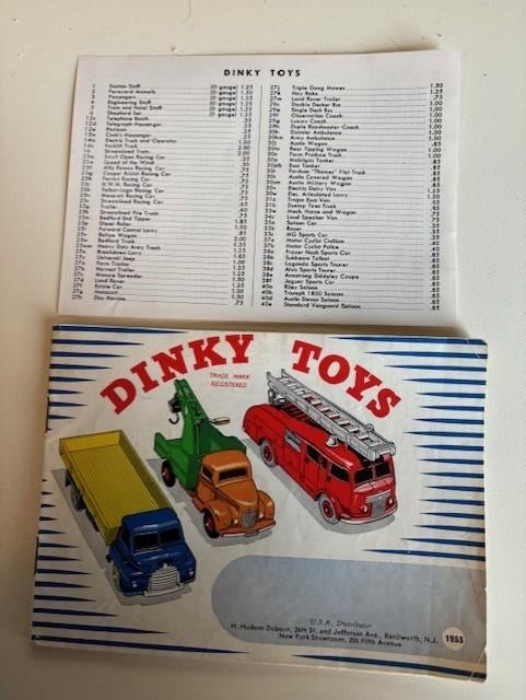 Dinky catalogus 1953 USA, Antiek en Kunst, Ophalen of Verzenden