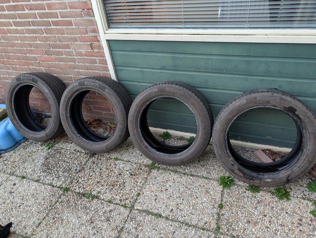 Pirelli zomerbanden 225/50/R18, Ophalen, 18 inch, Gebruikt, Band(en)
