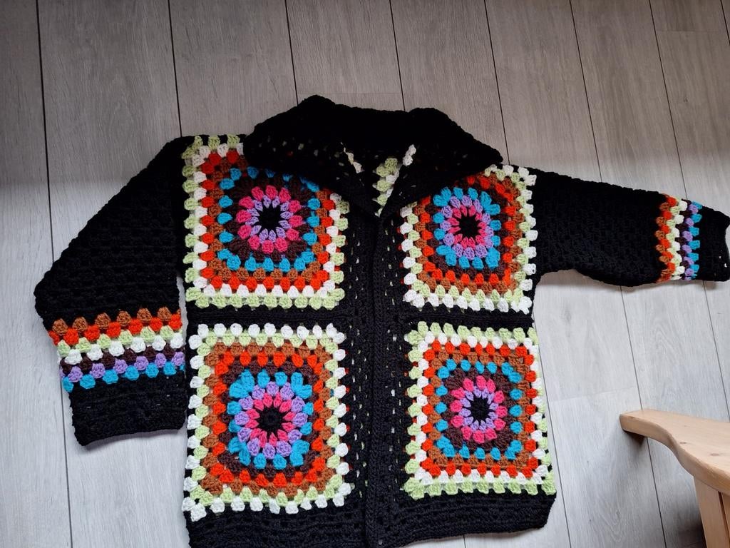 Gehaakt granny vest., Ophalen of Verzenden, Nieuw, Haken, Overige typen