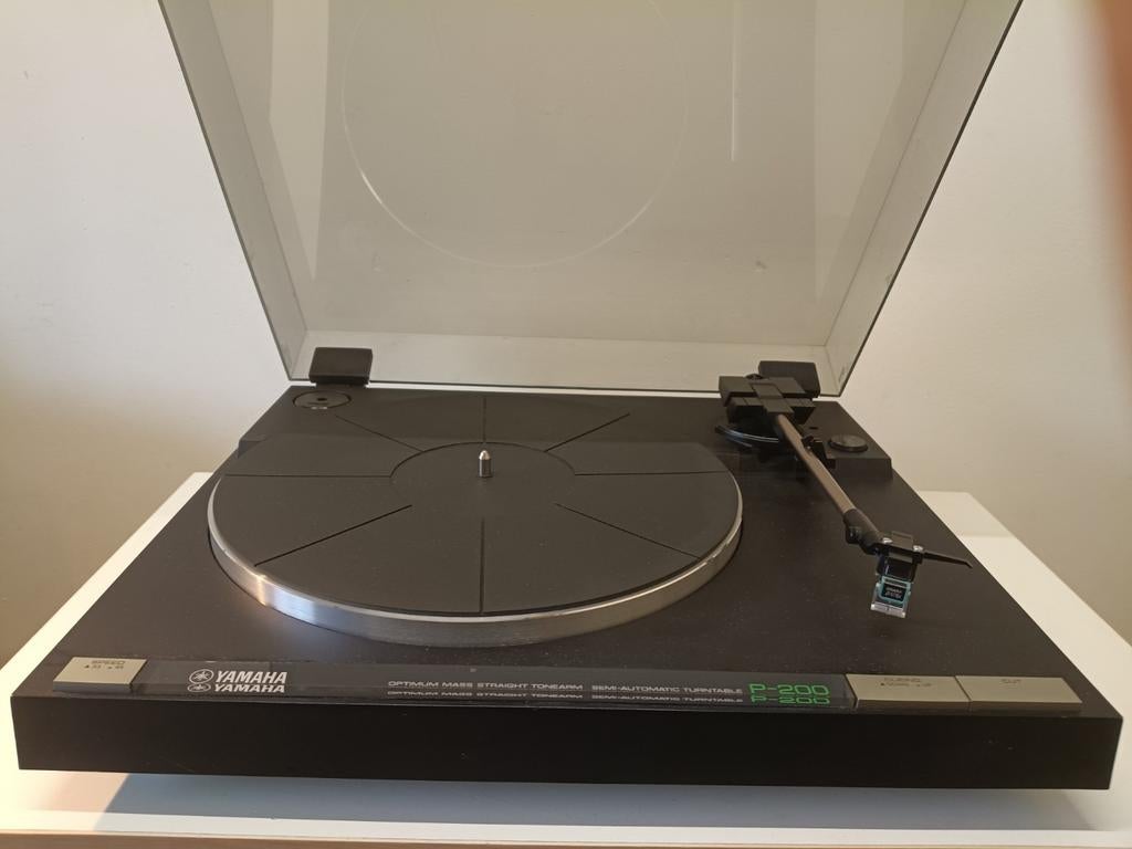 Yamaha P-200 halfautomatische platenspeler met garantie, Audio, Tv en Foto, Platenspelers, Overige merken, Gebruikt, Automatisch