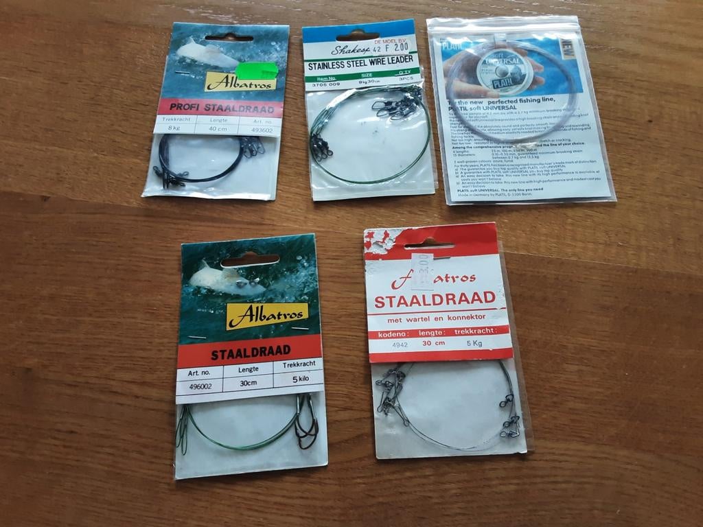Diverse Hengelsportartikelen: Staaldraad & Vislijn, Ophalen of Verzenden, Nieuw, Vislijn