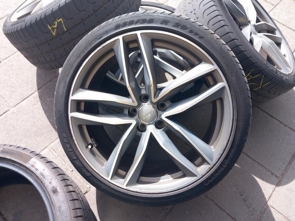 Audi a6 sline wielen 255 35 20, Auto-onderdelen, 255 mm, Ophalen of Verzenden, Band(en), 20 inch