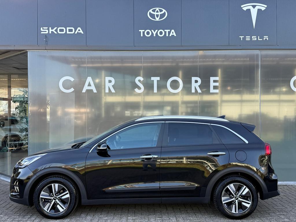 Kia Niro 1.6 GDi Hybrid ExecutiveLine Schuifdak|Stoelventila, Auto's, 8 kWh, Gebruikt, Zwart, 1390 kg