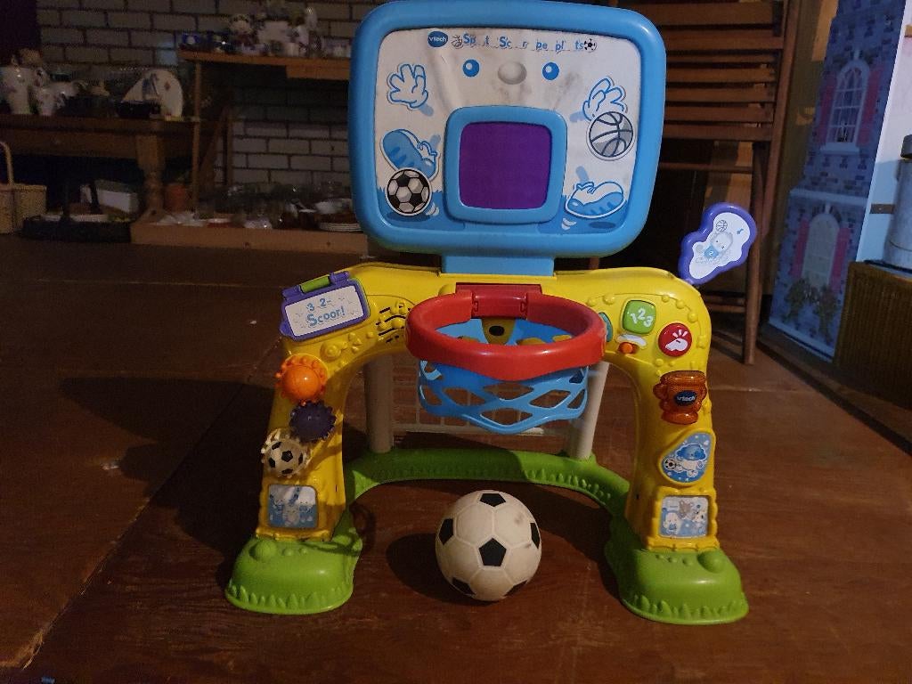 V-tech Doel voor voetbal of handbal. Opsturen of opha-, Kinderen en Baby's, Speelgoed | Vtech, Ophalen of Verzenden, Zo goed als nieuw