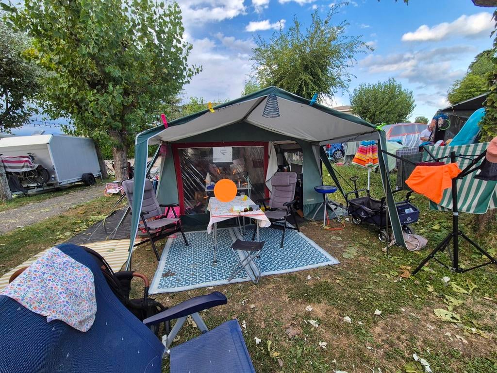 Vouwwagen Ocean Trigano, Ophalen, Groen, Tot en met 6, Aanwezig