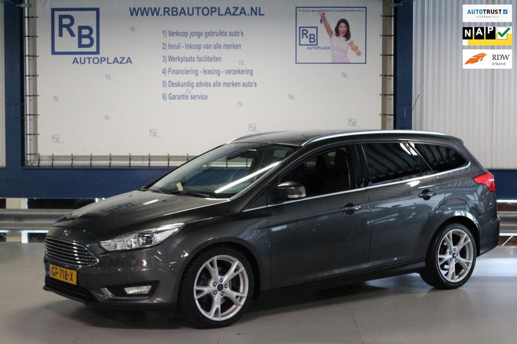 Ford Focus Wagon 1.5 Titanium AUTOMAAT / 12 MAANDEN GARANTIE, Auto's, 4 cilinders, 150 pk, Origineel Nederlands, 690 kg