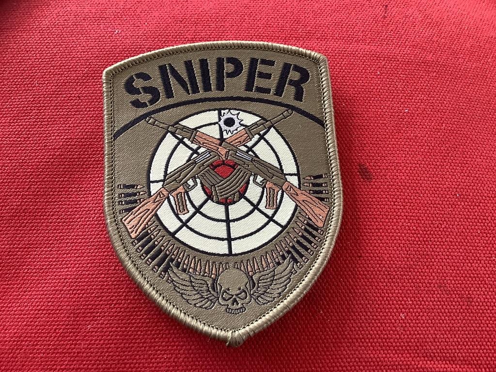 Badge van de Sniper met velcro, Verzamelen, Ophalen of Verzenden