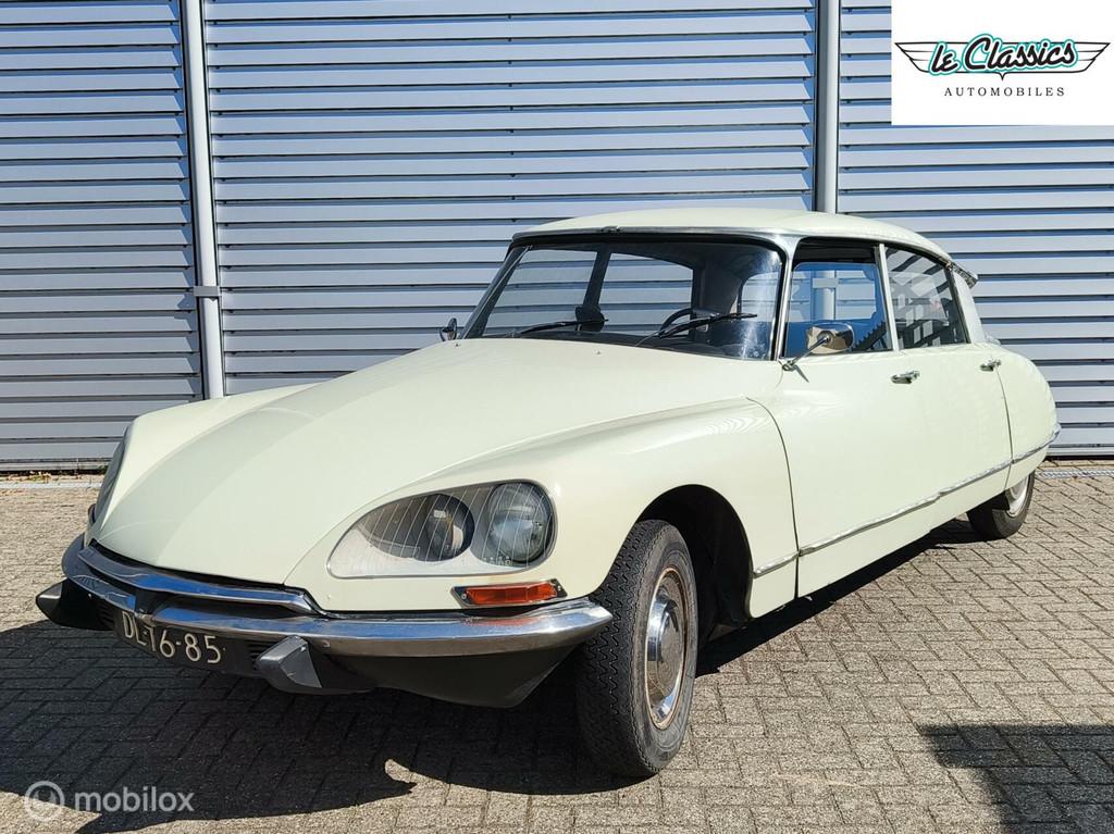Citroen DS ID ID19B | 1968 | LPG |, Auto's, Voorwielaandrijving, Citroën, Blauw, Bedrijf