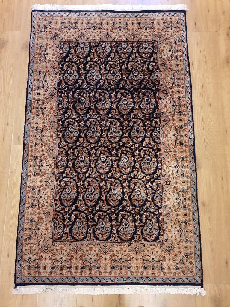 Vintage handgeknoopt oosters tapijt kirman 160x92, Huis en Inrichting, Stoffering | Tapijten en Kleden, Gebruikt, 50 tot 100 cm