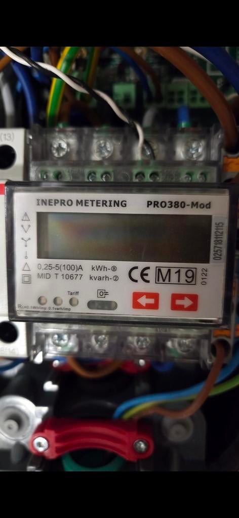 Inepro PRO380-Mod kWh-meter - MID Gecertificeerd, Ophalen of Verzenden, Nieuw