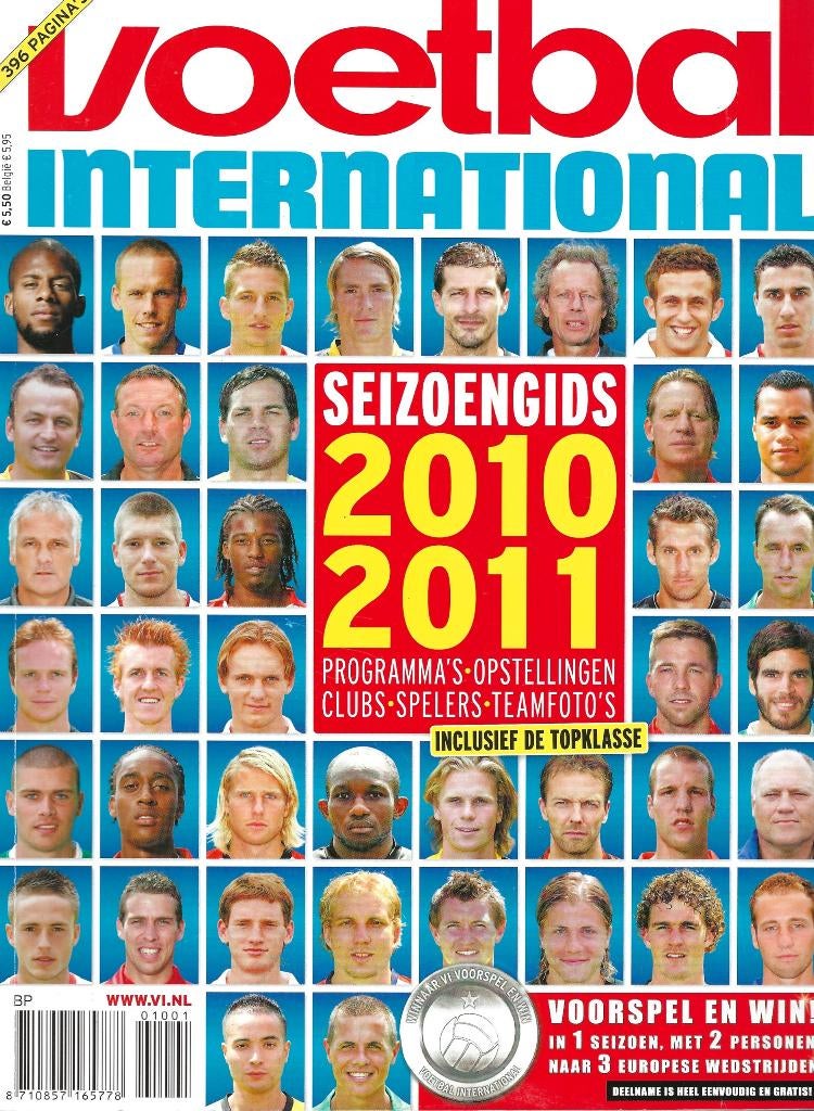 Voetbal International Seizoengids 2010/2011, Ophalen of Verzenden, Gebruikt, Overige binnenlandse clubs, Boek of Tijdschrift