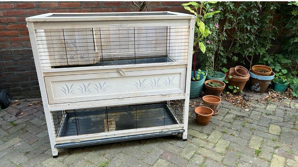 Cavia/konijnhok, Ophalen, 90 cm of meer, Hok, Cavia