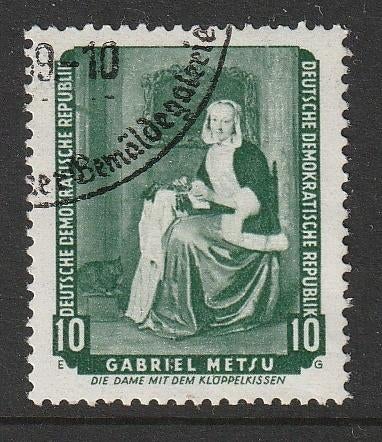 DDR 1959 694 Gabriël Metsu, Gest, Ophalen of Verzenden, DDR, Gestempeld