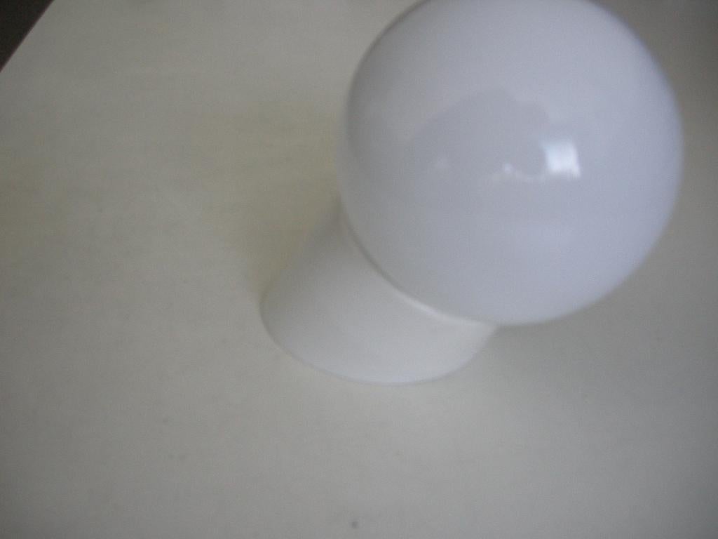 Kleine wandlamp opaline glas - zgan, Ophalen, Zo goed als nieuw, Glas