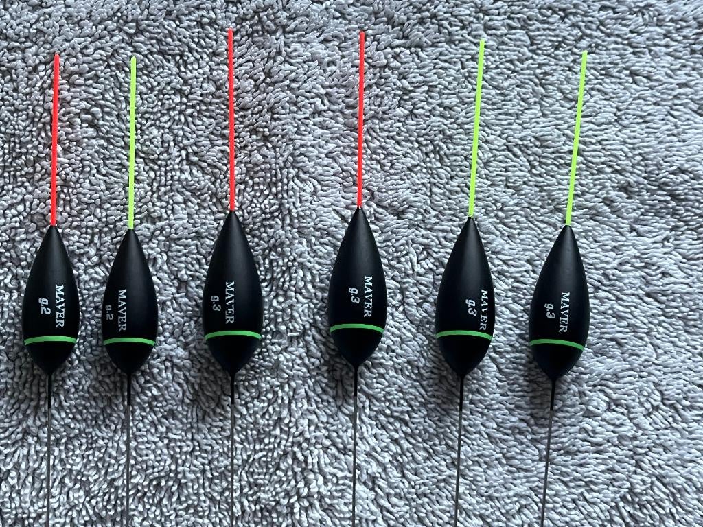 adv 214 / NIEUW set 12 dobbers MAVER, Ophalen of Verzenden, Nieuw, Dobber of Lood