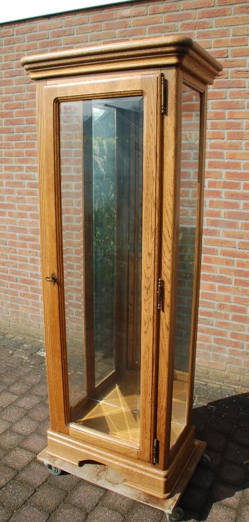 Vitrine Kast, Ophalen, Glas, Met deur(en), 50 tot 100 cm