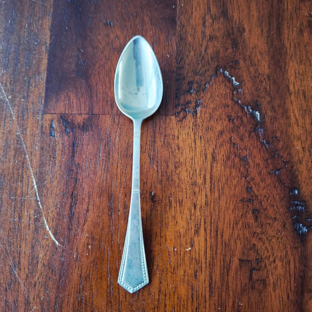 Alpacca theelepeltje met een elegant design, Ophalen of Verzenden