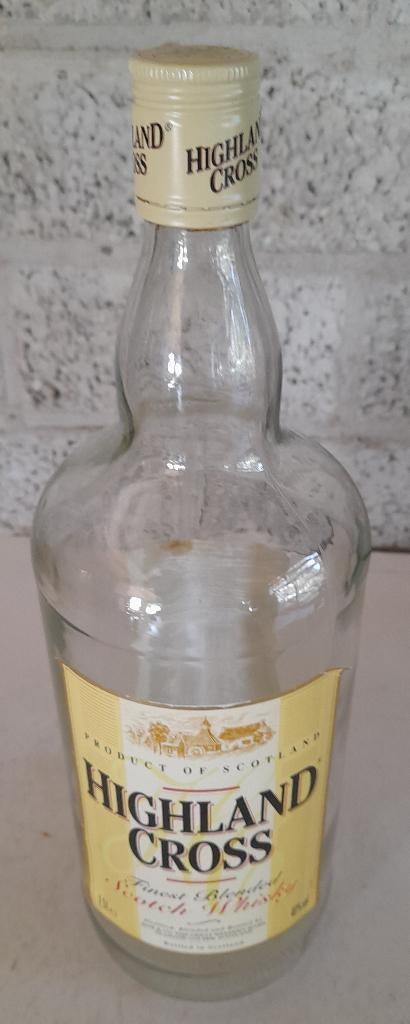 Fles - Highland Cross whiskey, Ophalen of Verzenden