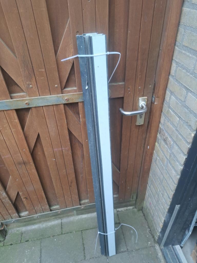 6 x Rolluik geleider 134 cm lang antraciet, Ophalen, Nieuw, Grijs, 100 tot 150 cm