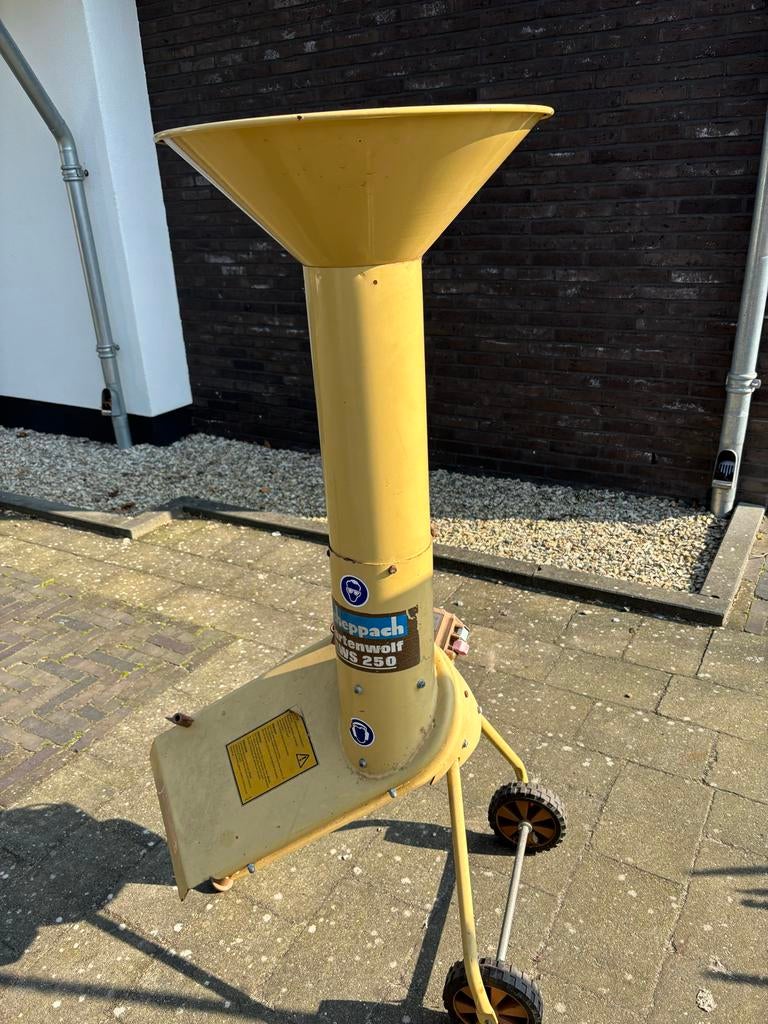 Scheppach Gartenwolf GWS 250 Takkenversnipperaar, Ophalen, Gebruikt, Elektrisch