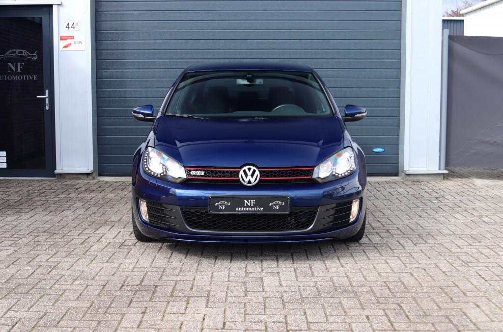 Volkswagen GOLF Golf VI GTI 2.0TSI 5drs. - NL auto! - Blauw!, Voorwielaandrijving, Euro 5, Gebruikt, 4 cilinders