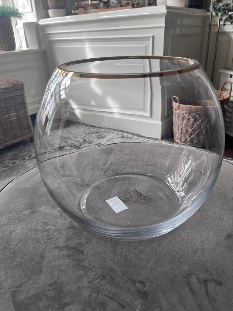 Riviera Maison vaas/ windlicht glas, Huis en Inrichting, Ophalen of Verzenden, Zo goed als nieuw