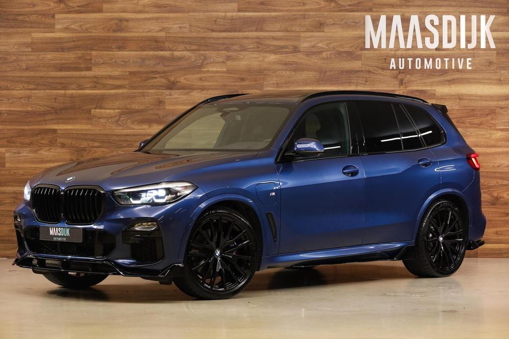 BMW X5 xDrive45e M-Sport|M-Seats|Pano|Aero|Trekhaak|, Automaat, Gebruikt, Blauw, Vierwielaandrijving