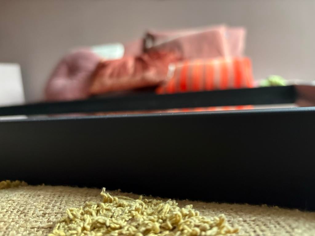 Ikea NISSEDAL spiegel zwart 65 x 150 cm, Ophalen, Gebruikt, 100 tot 150 cm, Rechthoekig