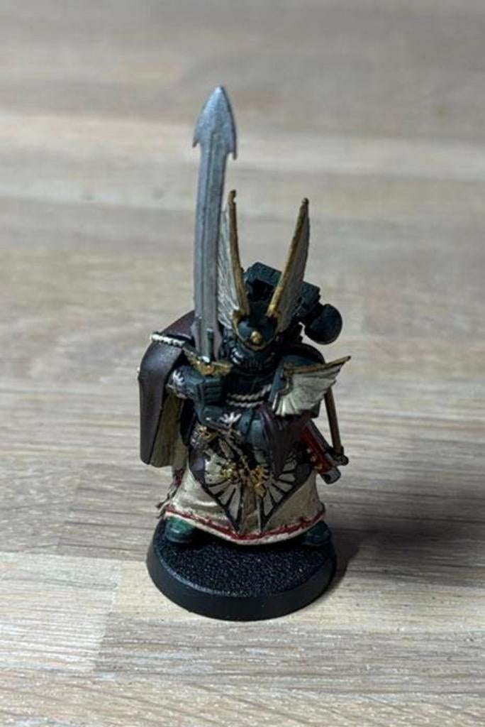 Warhammer 40K DA Captain Balthasar, Hobby en Vrije tijd, Wargaming, Ophalen of Verzenden, Zo goed als nieuw, Warhammer