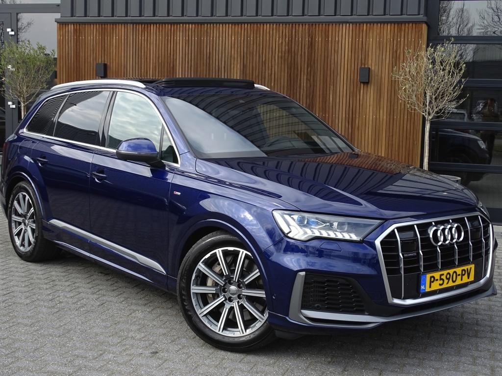 Audi Q7 55 TFSI e 394PK Quattro Pro L+ / S-Edition / B&O / 3, Automaat, Gebruikt, Euro 6, Adaptive Cruise Control
